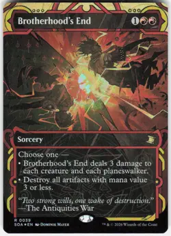 Brotherhood's End Foil 39 Secrets of Strixhaven Magic the Gathering - Image 1