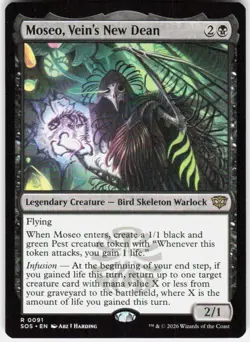 Moseo Vein's New Dean 91 Secrets of Strixhaven Magic the Gathering - Image 1