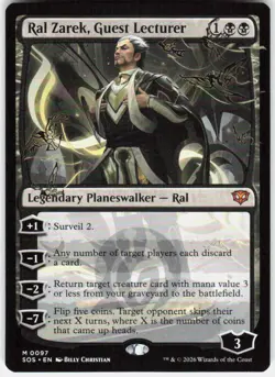 Ral Zarek Guest Lecturer 97 Secrets of Strixhaven Magic the Gathering - Image 1