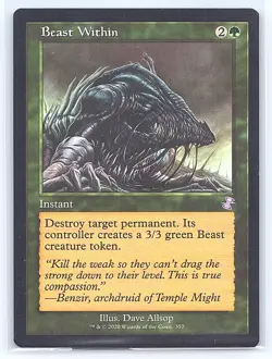 BEAST WITHIN 357 SPECIAL TIME SPIRAL: REMASTERED MAGIC: THE GATHERING NM - Image 1