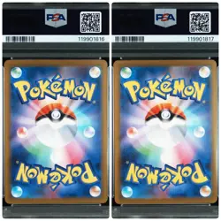 Pikachu Raichu PSA10 Set Consecutive Serial S R Evolution Line Pokemon Card - Image 2