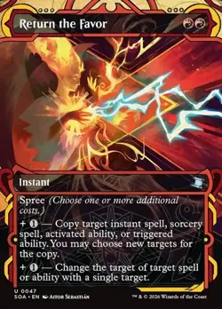 Return the Favor - Foil Extended Art SOA NM MTG - Image 1