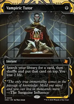 Vampiric Tutor - Extended Art SOA NM MTG - Image 1