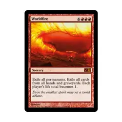 WotC MtG M13 Worldfire (MR) NM - Image 1