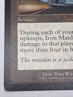 1x Iron Maiden MP/LP Urza's Legacy ULG MTG Magic the Gathering ARTIFACT 127/143 - Image 4