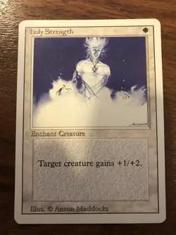 MTG Holy Strength Revised Edition Regular - Image 1