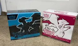 Black Bolt and White Flare POKEMON CENTER ETB Elite Trainer Box SEALED - Image 1