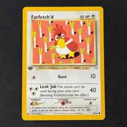 Farfetch'd 43/64 Common Neo Revelation 1st Edition LP Pokemon TCG - Image 1