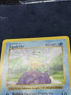 Shadowless Squirtle Base Set Pokemon - The OG Old AF Turtle - Image 2