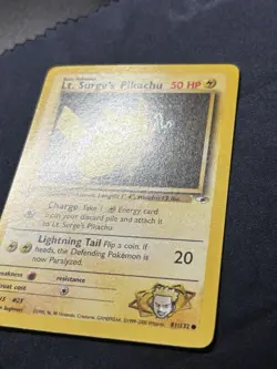 Pokemon Lt. Surge's Pikachu #81 1st Edition - *Check Images For Quality - Clean* - Image 2