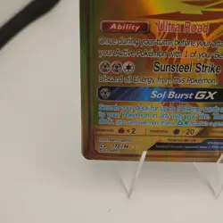 Pokemon TCG Solgaleo GX Sun & Moon: Ultra Prism 173/156 Holo Secret Rare - Image 4