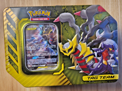 Pokemon TCG Garchomp & Giratina GX Tag Team Tin New/Factory Sealed 820650806322 - Image 1