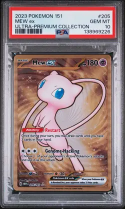 2023 POKEMON 151 ULTRA-PREMIUM COLLECTION #205 MEW EX PSA 10 - Image 1