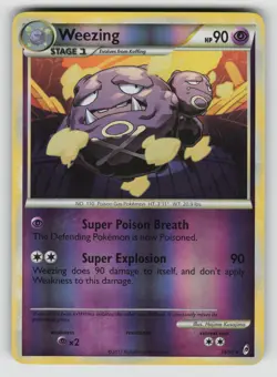 Weezing 38/95 Rare Call of Legends Pokemon Reverse Holo LP - Image 1