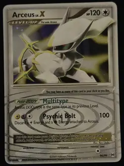 Pokemon Arceus Lv.X 96/99 Arceus Set Holo NM - Image 1