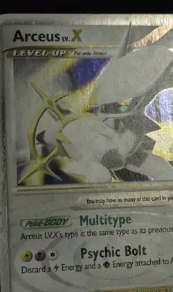 Pokemon Arceus Lv.X 96/99 Arceus Set Holo NM - Image 2
