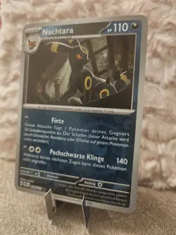 R Holo Nachtara PRE 059 / 131 Prismatische Entwicklungen Pokemon Karte Reverse - Image 2
