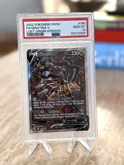 GIRATINA V 186/196 PSA 10 - Lost Origin Pokemon Sword & Shield 2022 - Deutsch - Image 5