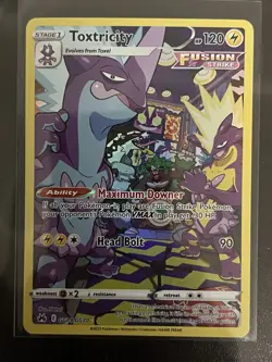 Toxtricity GG09/GG70 NM/MINT Ultra Rare Full Art Holo Crown Zenith Pokemon TCG - Image 1