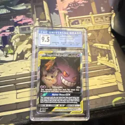 Pokemon Gengar & Mimikyu GX 165/181 Team Up CGC 9.5 Gem Mint - Image 1