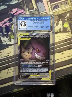 Pokemon Gengar & Mimikyu GX 165/181 Team Up CGC 9.5 Gem Mint - Image 3