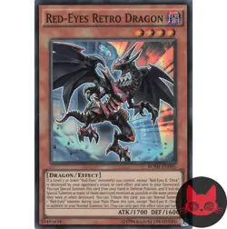 Yugioh Red-Eyes Retro Dragon BOSH-EN095 Super Rare NM - Image 1