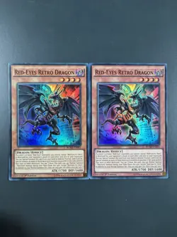 Yugioh - Red-Eyes Retro Dragon X2 - Super Rare - BOSH - 1st - Image 1