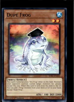Yu-Gi-Oh Dupe Frog Structure Deck Freezing Chains SDFC-EN022 1st Edition Non Ho - Image 1