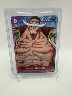 EDWARD NEWGATE - One Piece OP02-004 - AA Alt Art Super Rare SR - Paramount War - Image 1