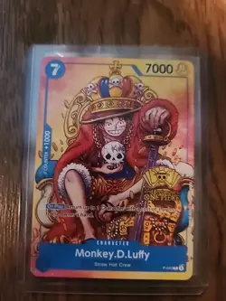 Monkey.D.Luffy (2nd Anniversary Stamped Promo) P-043 - One Piece TCG English - Image 1