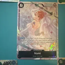 One Piece Nami OP15-085 Alt Art SR + 4x Brook OP15-032 SR Playset - Near Mint NM - Image 2