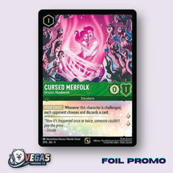 Cursed Merfolk Ursula's Handiwork 7/P3 Cold Foil Promo Fabled NM Disney Lorcana - Image 1