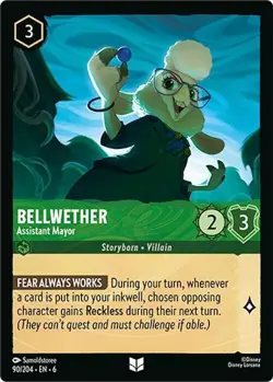 FOIL Bellwether - Assistant Mayor 90/204 Uncommon Azurite Sea Lorcana Eng Card - Image 1