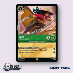 Raya - Infiltration Expert 100/204 Legendary Non-Foil NM Disney Lorcana - Image 1