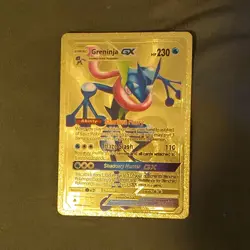 Pokemon Greninja GX Metal Full Art Foil Stage 2 Card English 230 HP - Image 1