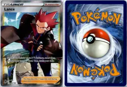 Pokemon Card - Lance 192/195 Silver Tempest Ultra Rare Near Mint - Image 3