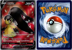 Pokemon Card - Mawile V Ultra Rare 178/195 Silver Tempest Near Mint - Image 3