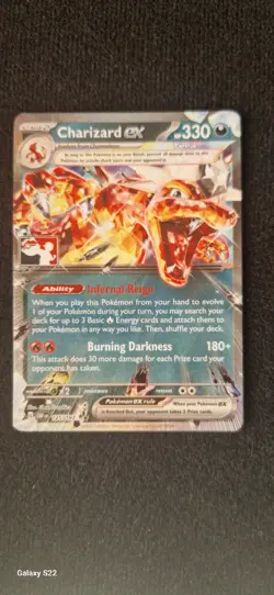 🔥MINT GEM Charizard Ex Play! Prize Pack Mint🔥 125/197 Rare Holo Pokemon Card - Image 1