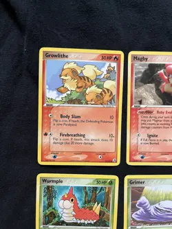 Pokemon Legend Maker 2006 23 Card Lot - Growlithe, Magby, Wurmple, Grimer… - Image 3