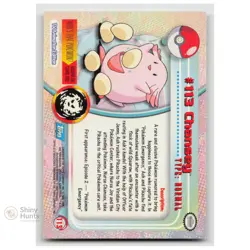 Pokemon Chansey #113 Topps Trading Cards Series 2 LP Reg Blue Logo - Image 2