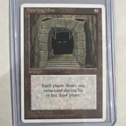 Howling Mine 4th Edition 1995 Rare Colorless Artifact Mark Poole MTG Card - Image 1
