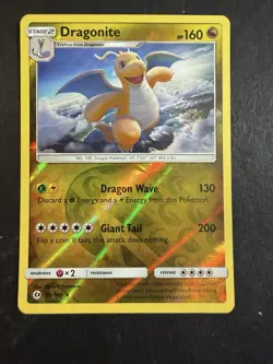 Dragonite - 96/149 - Sun & Moon Base Set Reverse Holo Rare Pokemon Card - Image 1