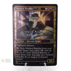 MTG Masked Bandits (Showcase) 319 Streets of New Capenna Foil NM - Image 1