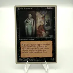 Magic The Gathering Royal Assassin Fourth Edition Regular MP - Image 1