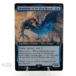MTG Hraesvelgr of the First Brood (Extended Art) 142 Commander: FINAL FANTASY NM - Image 1