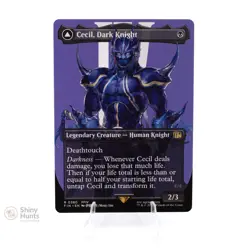 Magic: The Gathering Cecil, Dark Knight (Borderless) FINAL FANTASY NM - Image 1