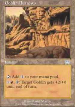 Goblin Burrows - Onslaught #318/350 MTG Magic The Gathering - Image 1