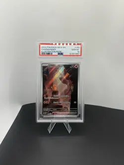 Pokemon Charmander Scarlet & Violet 151 Illustration Rare Card 168/165 PSA 10 - Image 1