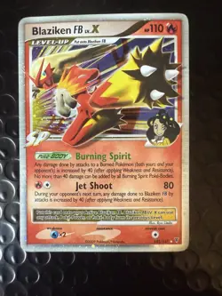 2009 Blaziken Supreme Victors Lv. X Holo 142/147 Pokemon - Image 1