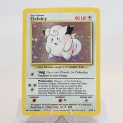 Pokemon TCG - Clefairy 5/102 Base Set Holo Rare WOTC - EXC/NM - Image 2